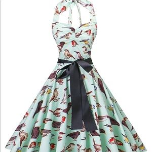 1950’s Rockabilly Style Swing Dress